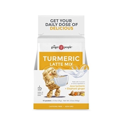 The Ginger People Turmeric Latte Mix-10 Sachets, Ginger 5.3 Ounce